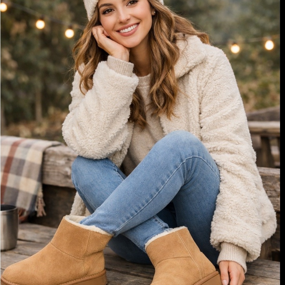 Universal Thread Target Tan Microsuede Ankle Boot… - image 5